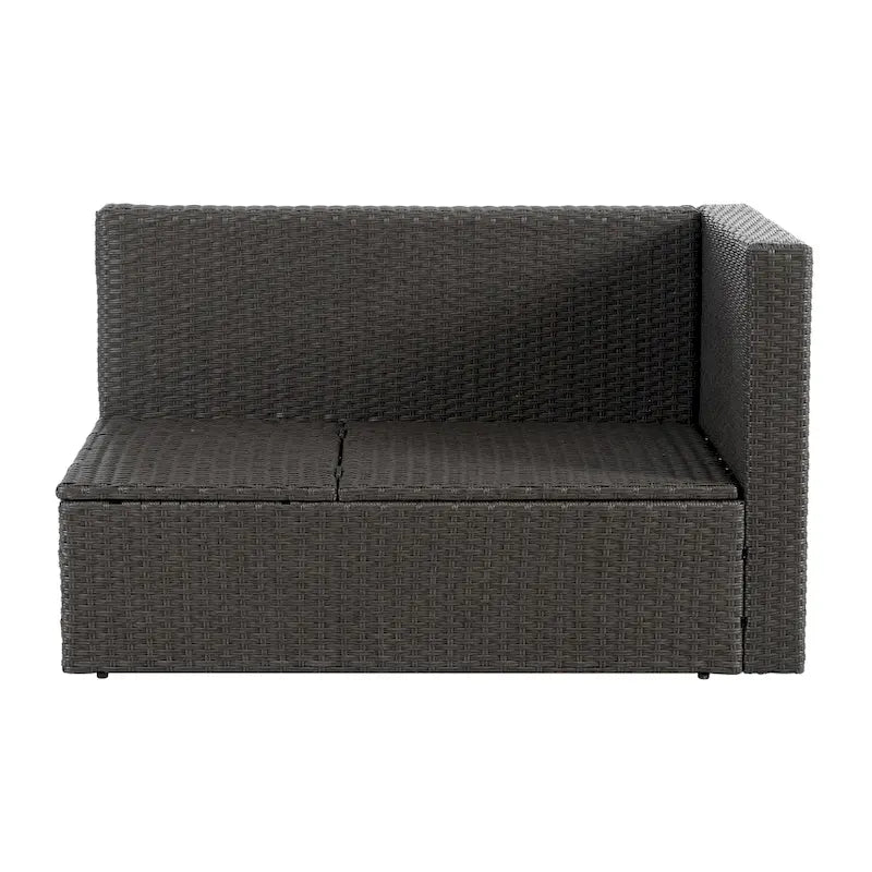 Seasonal PE Outdoor Wicker Furniture,7 PCS Set