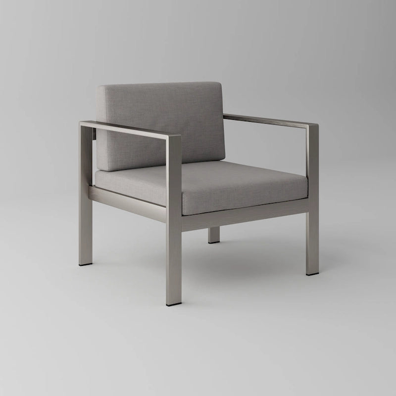 Aluminum Modern 4 Piece Sofa Seating Group For Patio Garden Outdoor