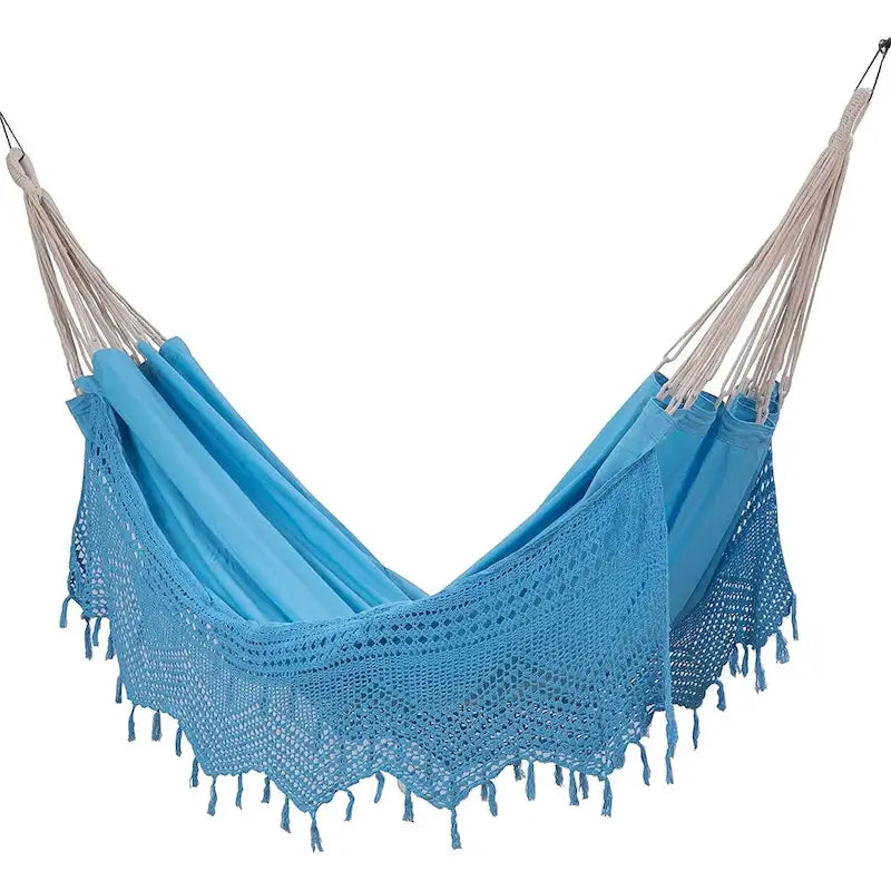 Brazilian Patio Hammock Cotton Outdoor Swing Chair