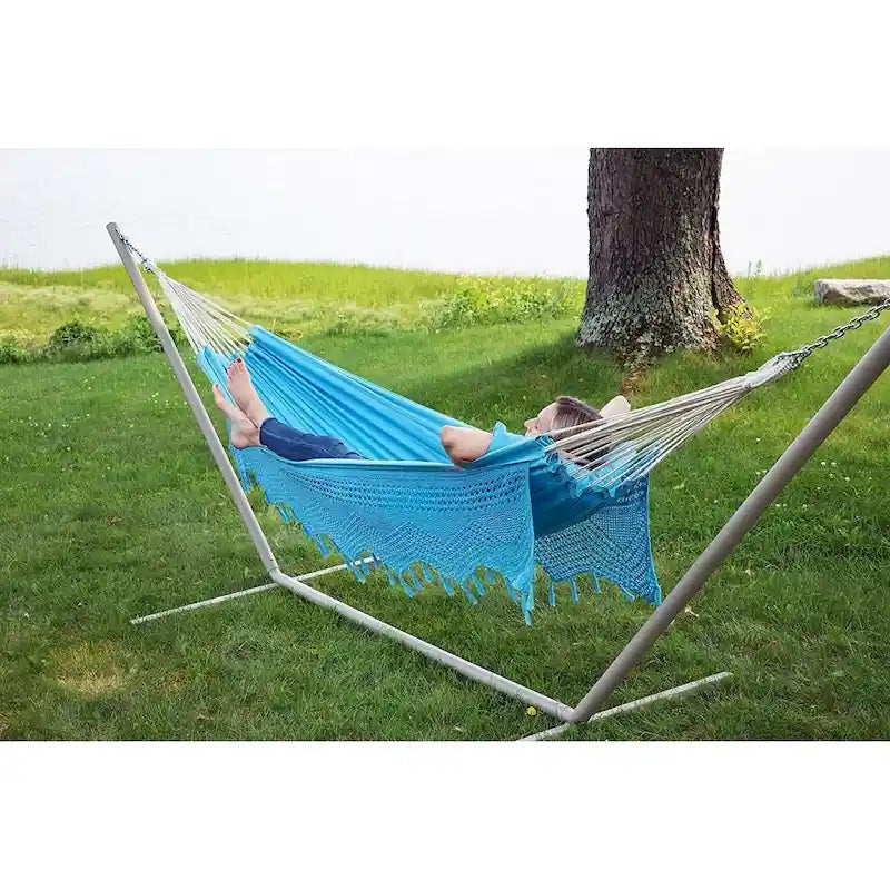 Brazilian Patio Hammock Cotton Outdoor Swing Chair