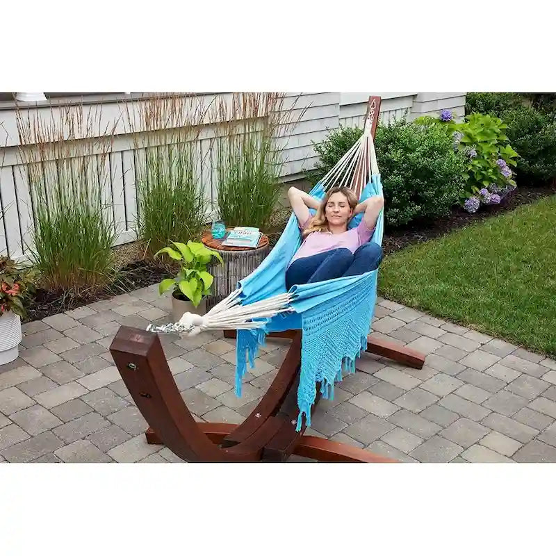 Brazilian Patio Hammock Cotton Outdoor Swing Chair