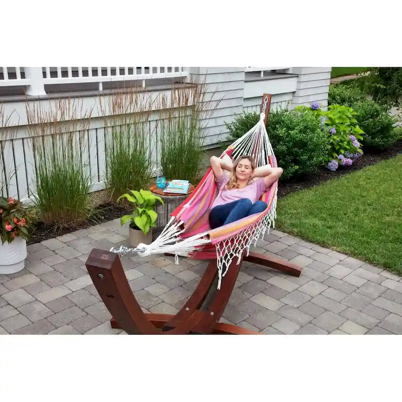 Brazilian Patio Hammock Cotton Outdoor Swing Chair