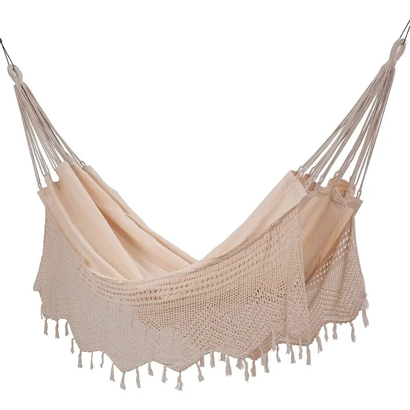 Brazilian Patio Hammock Cotton Outdoor Swing Chair
