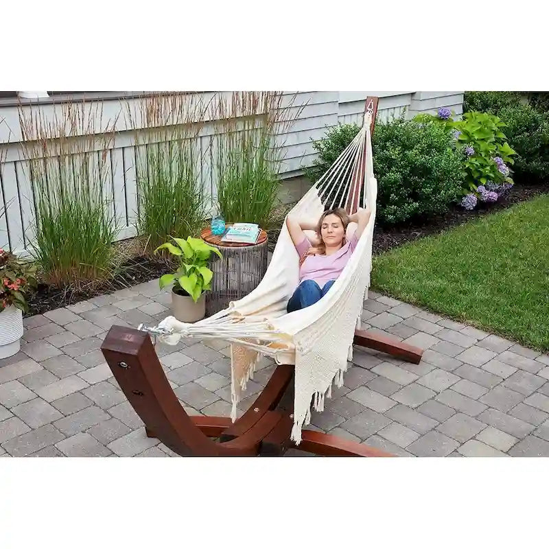 Brazilian Patio Hammock Cotton Outdoor Swing Chair
