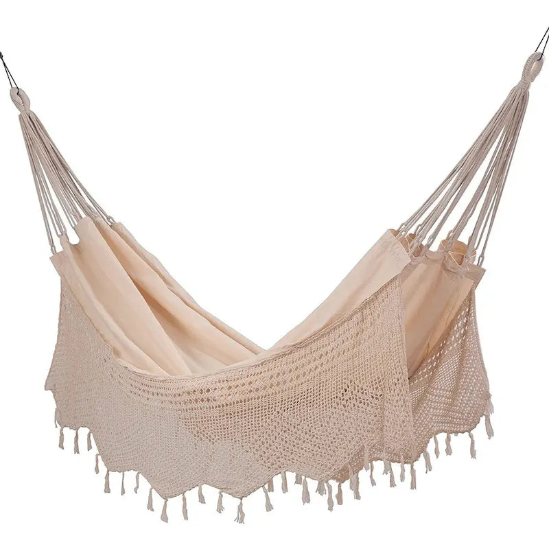 Brazilian Patio Hammock Cotton Outdoor Swing Chair