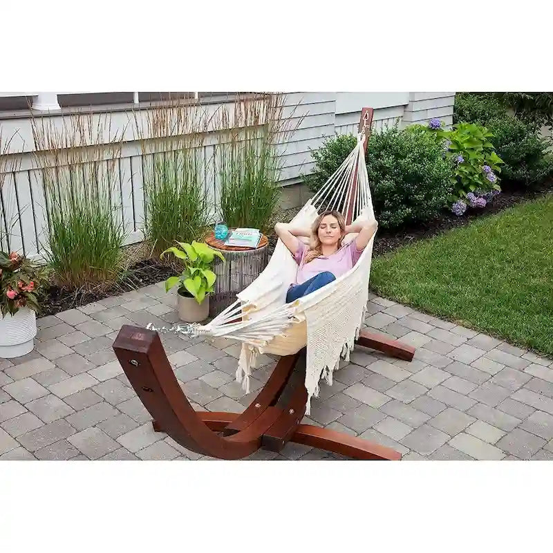 Brazilian Patio Hammock Cotton Outdoor Swing Chair