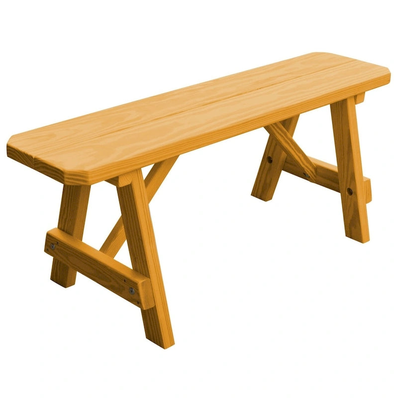 Pressure Treated Pine 4' Traditional Bench