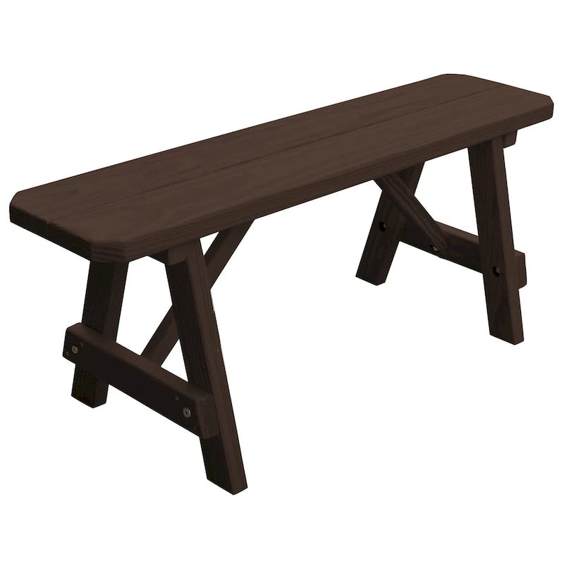 Pressure Treated Pine 4' Traditional Bench