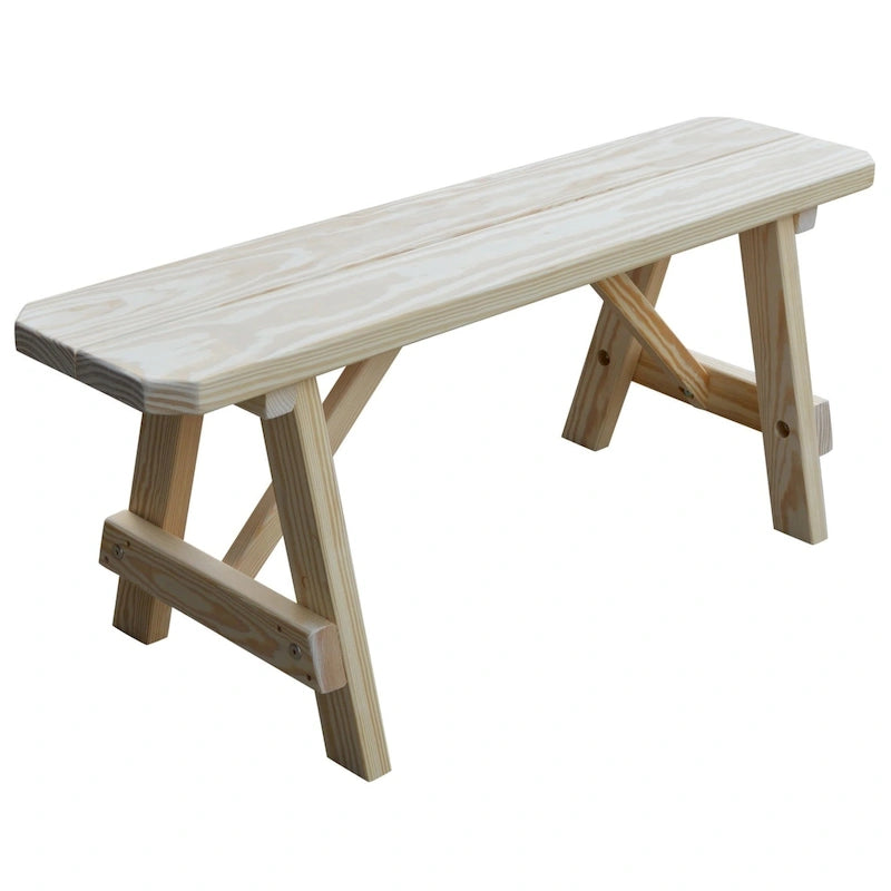 Pressure Treated Pine 4' Traditional Bench