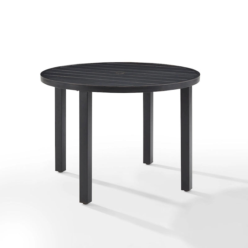 Crosley Kaplan 42  Round Outdoor Metal Dining Table