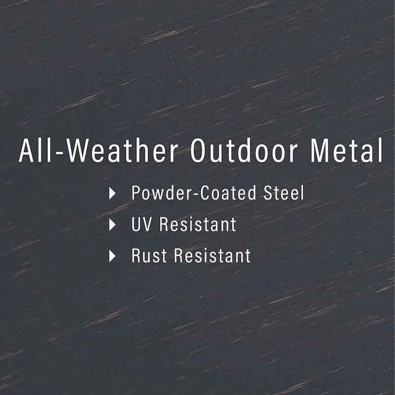 Crosley Kaplan 42  Round Outdoor Metal Dining Table