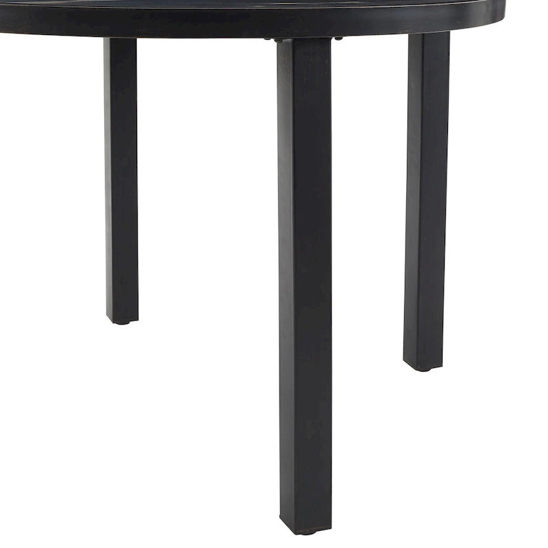 Crosley Kaplan 42  Round Outdoor Metal Dining Table