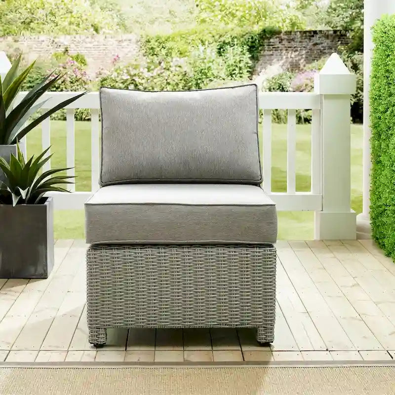 Bradenton Outdoor Wicker Sectional Center Chair