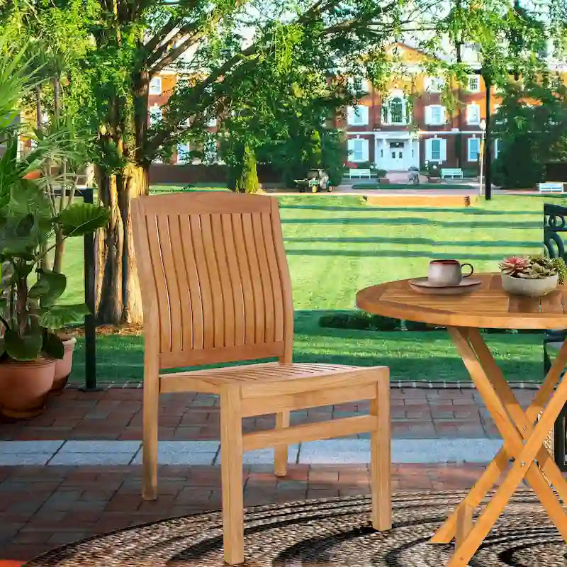 Chic Teak Belize Teak Wood Indoor/ Outdoor Dining Side Chair