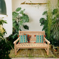 Seven Seas Teak San Juan Teak Wood Outdoor Patio Bench, 4 Foot