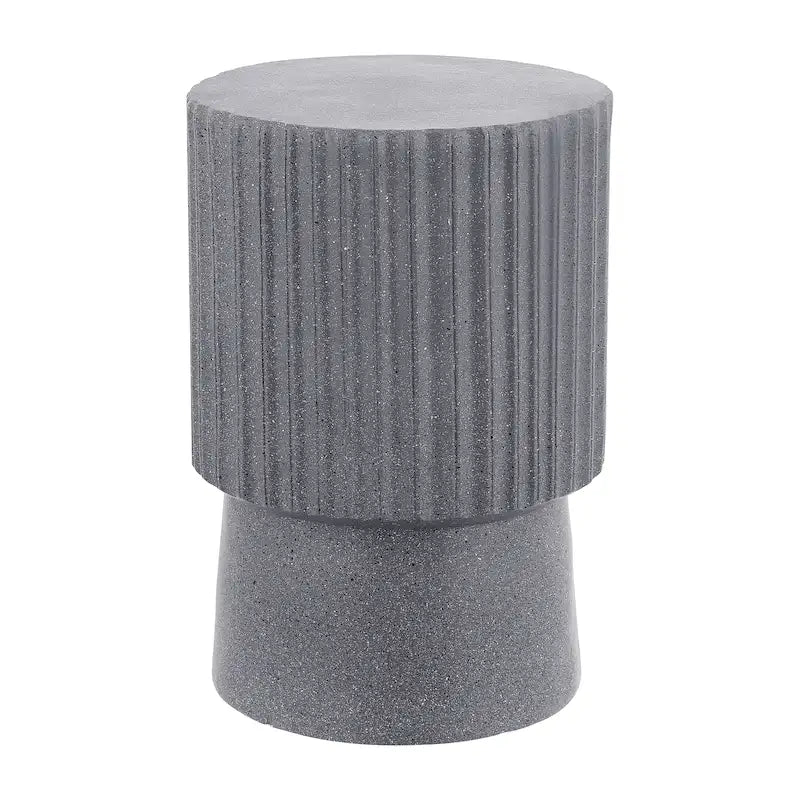Kline 19  Modern Art Deco Tambour Accent Table , by JONATHAN Y