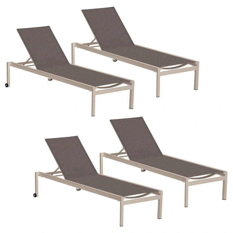 Oxford Garden Ven Chaise Lounge (Set of 4)