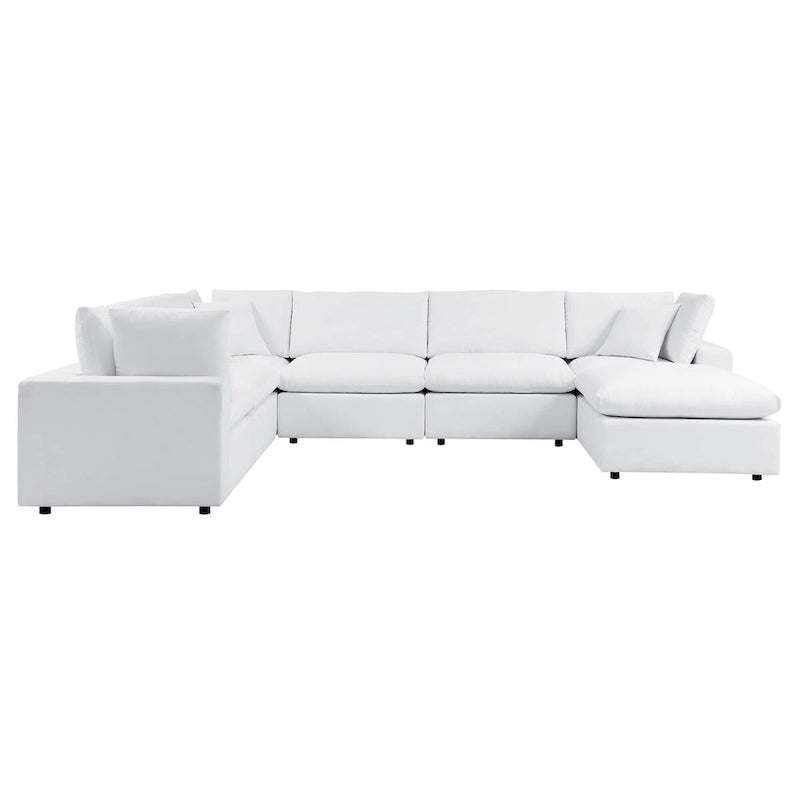 Commix 7-Piece Sunbrella Outdoor Patio Sectional Sofa