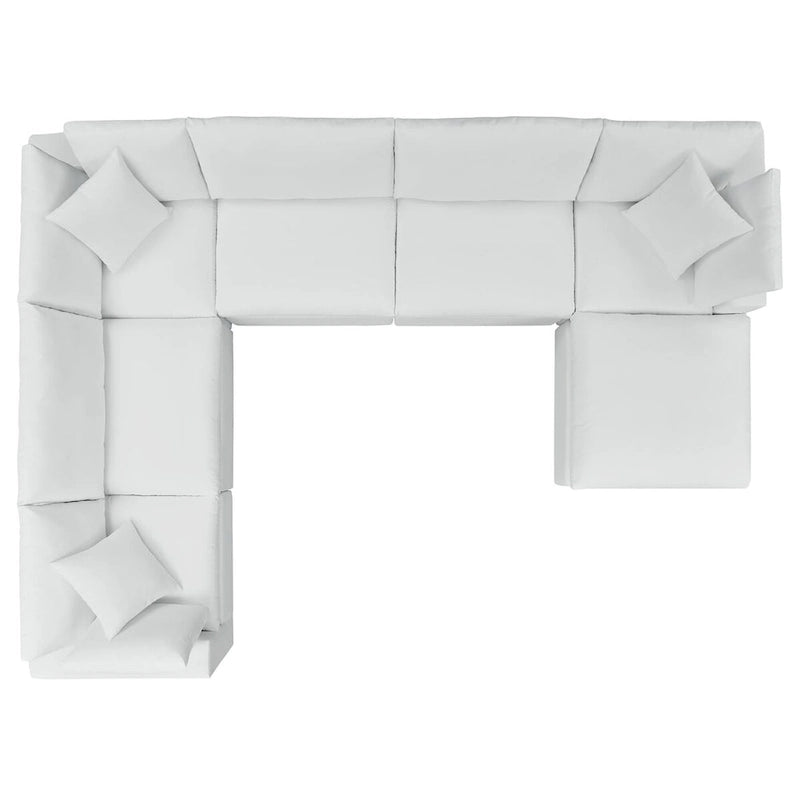 Commix 7-Piece Sunbrella Outdoor Patio Sectional Sofa