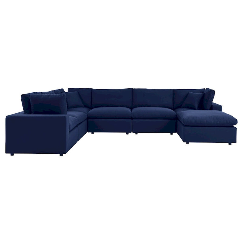 Commix 7-Piece Sunbrella Outdoor Patio Sectional Sofa