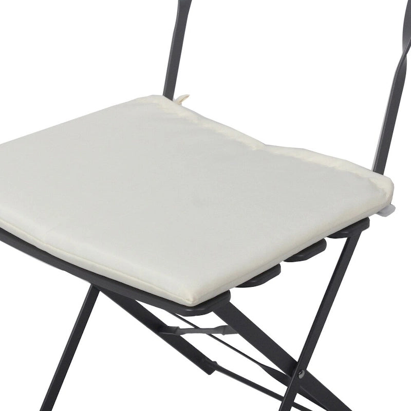 3 Pieces Patio Bistro Balcony Metal Chair Table Set - N/A