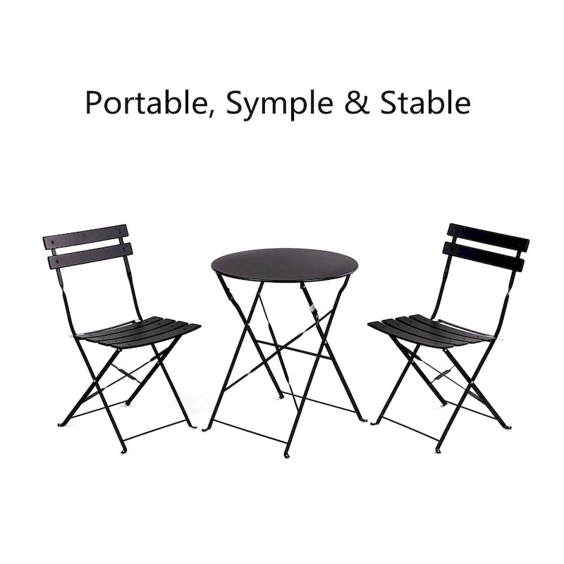 Round 2 Person - 23.6  Long Bistro Set