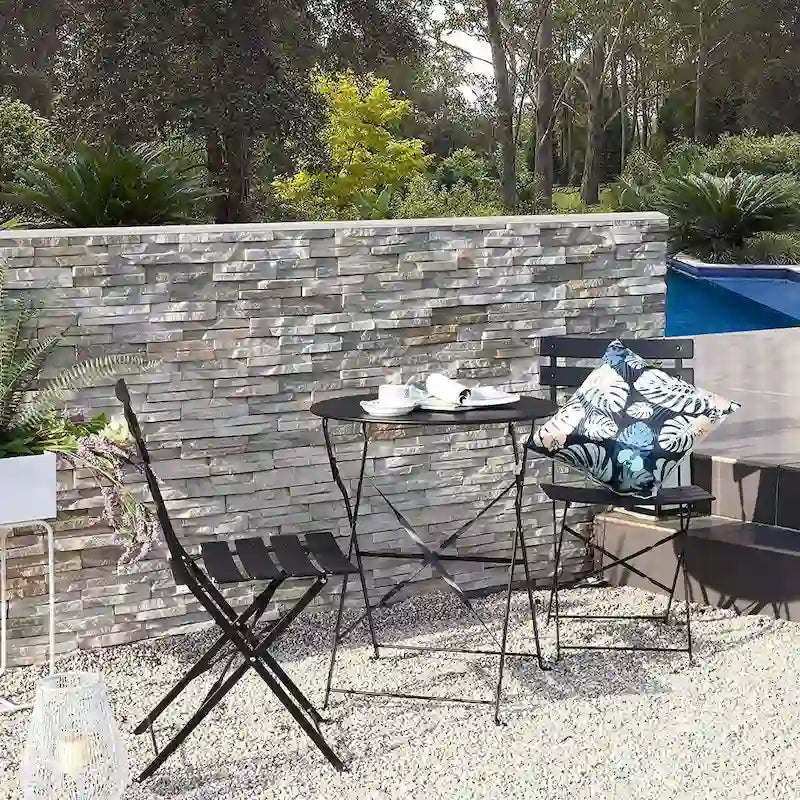 Round 2 Person - 23.6  Long Bistro Set