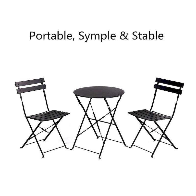 Round 2 Person - 23.6  Long Bistro Set