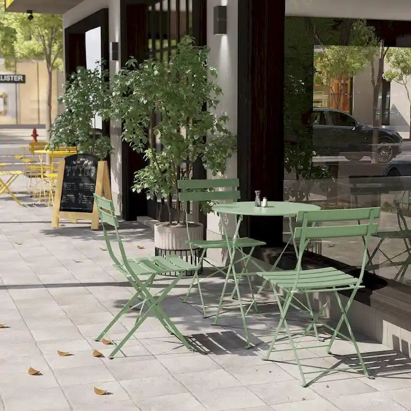 Round 2 Person - 23.6  Long Bistro Set