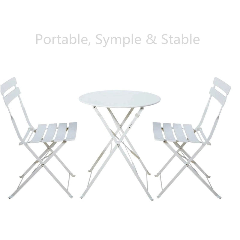 Round 2 Person - 23.6  Long Bistro Set