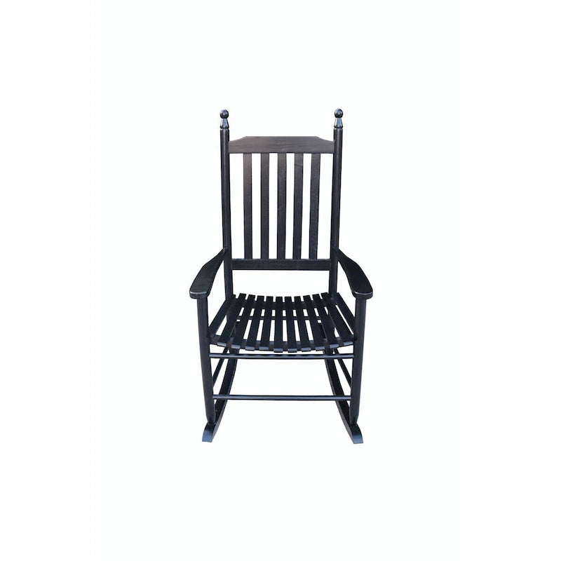 Clihome Wooden Porch Rocker Chair