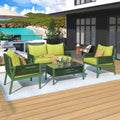 4-Piece Rope Patio Furniture Set