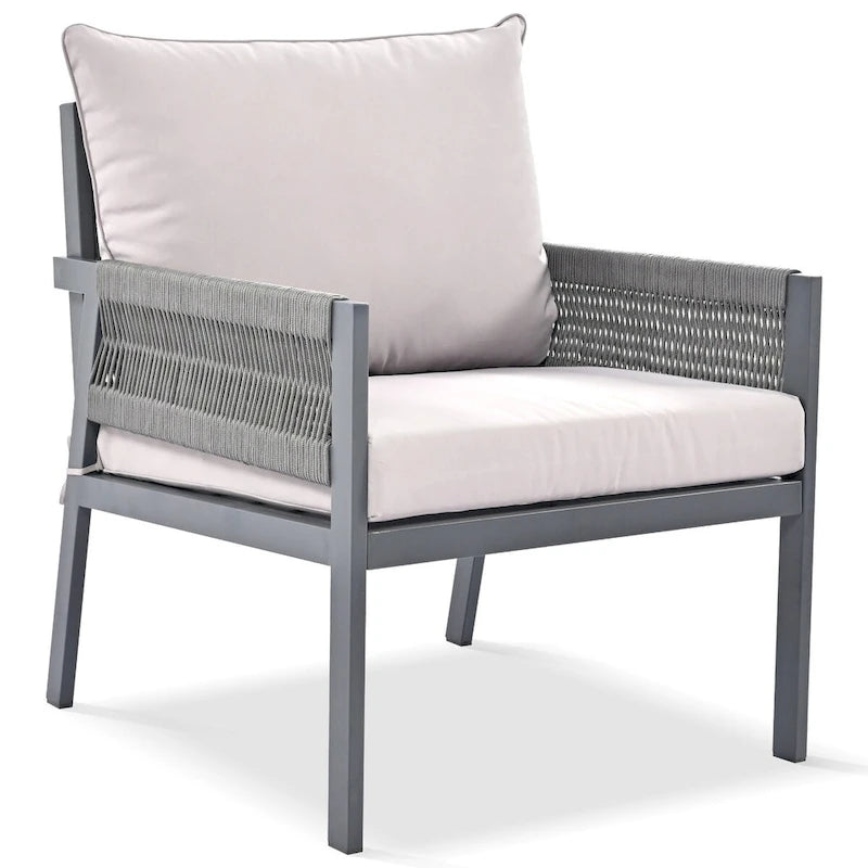 4-Piece Rope Patio Furniture Set