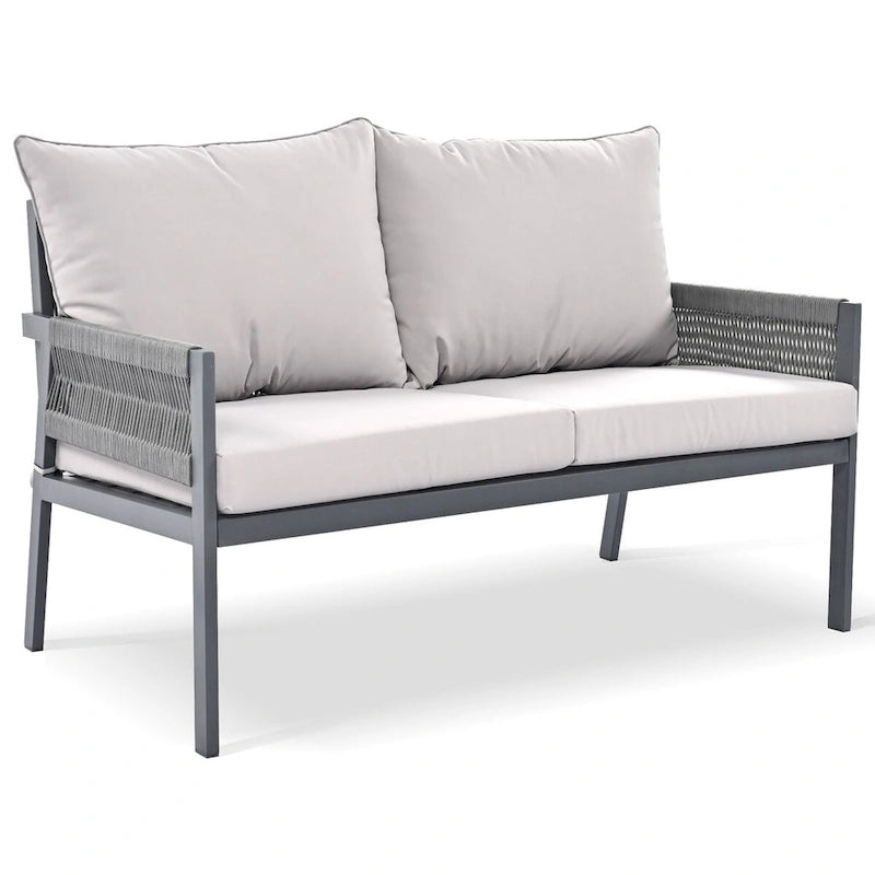 4-Piece Rope Patio Furniture Set