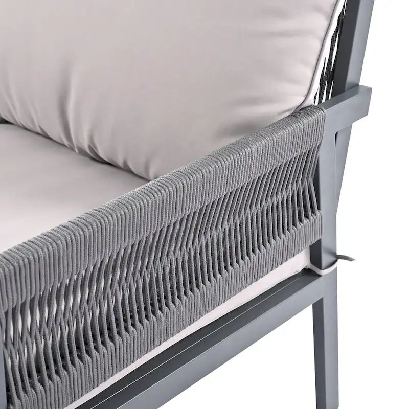 4-Piece Rope Patio Furniture Set
