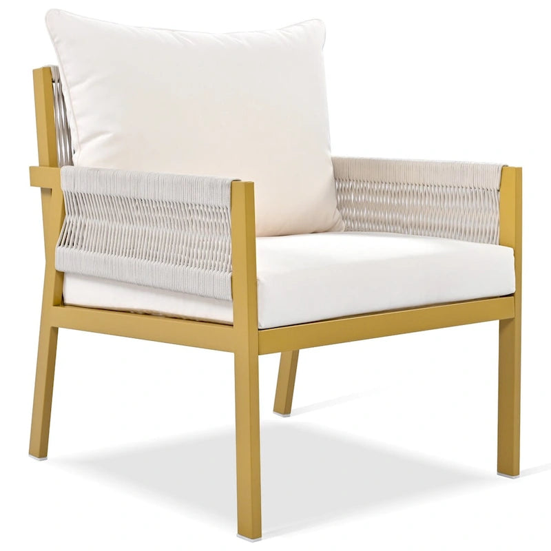 4-Piece Rope Patio Furniture Set