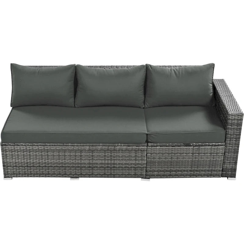 Outdoor 6-Piece Rattan Sofa Set