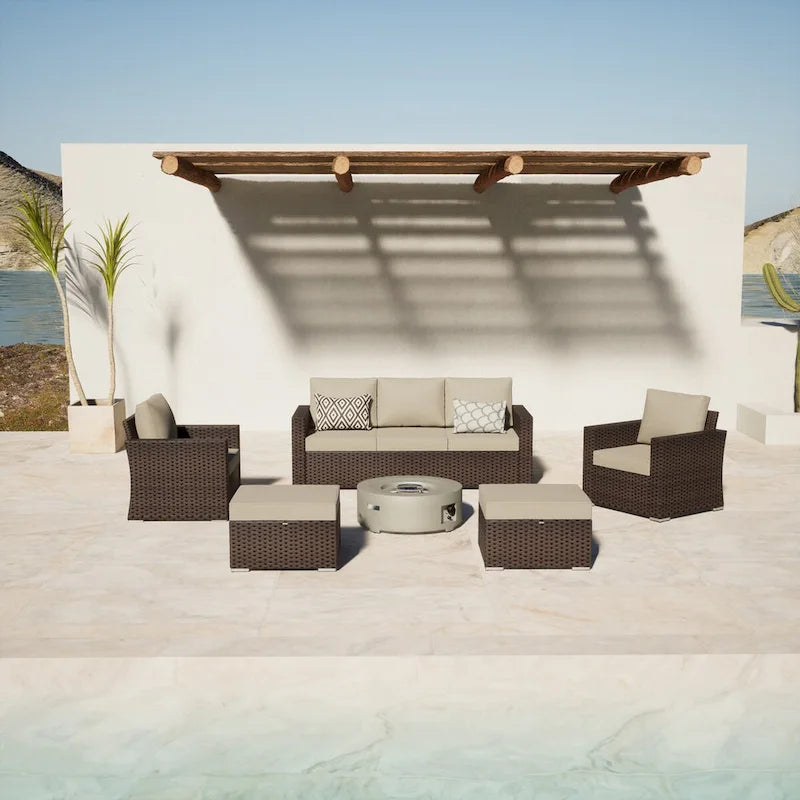 Laguna 6-piece Fire Seating Set