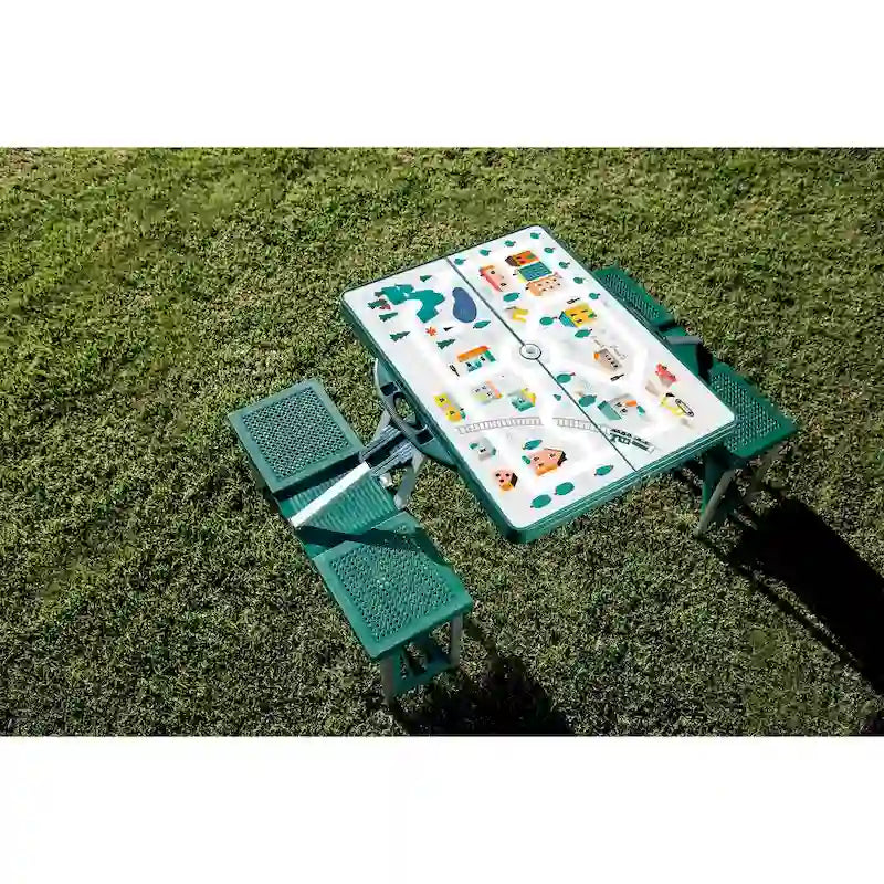 Oniva Outdoor Play Town Picnic Table, (Green)