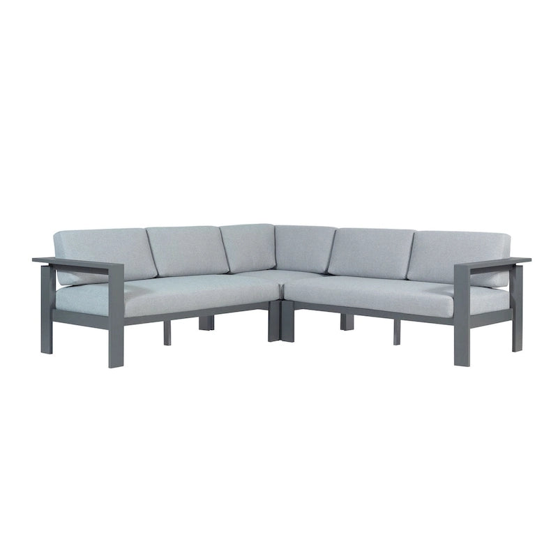 Sardinia Aluminum Frame Outdoor Sectional Sofa