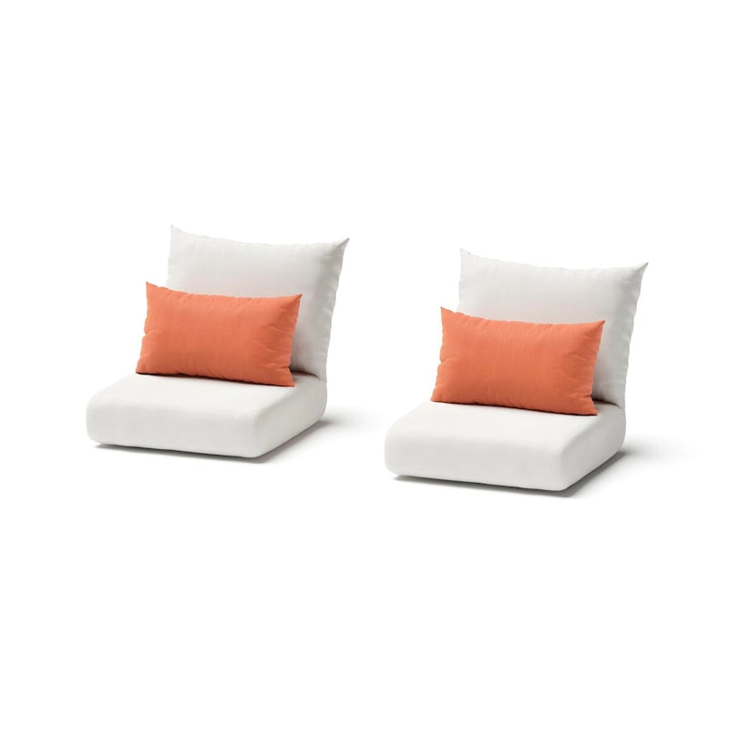 Milo Espresso 2 Piece Sunbrella Outdoor Patio Club Chairs