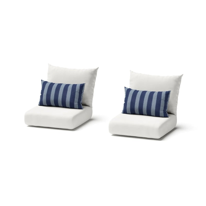 Milo Espresso 2 Piece Sunbrella Outdoor Patio Club Chairs