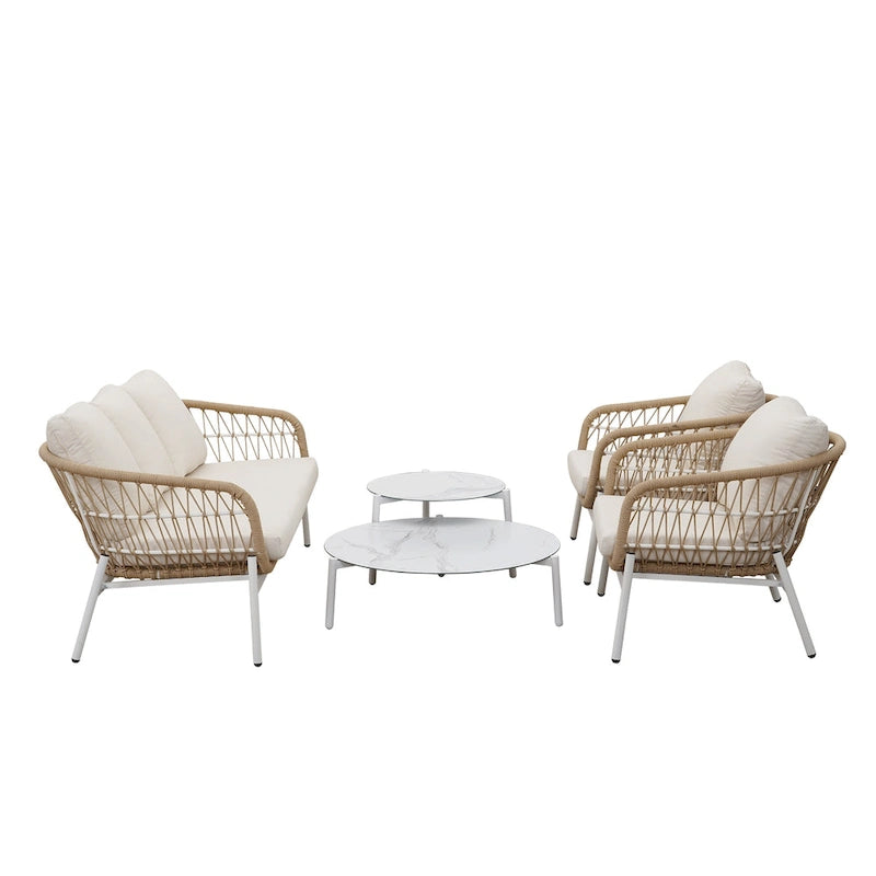 Royalcraft 5 - Person Outdoor Seating Group with Cushions