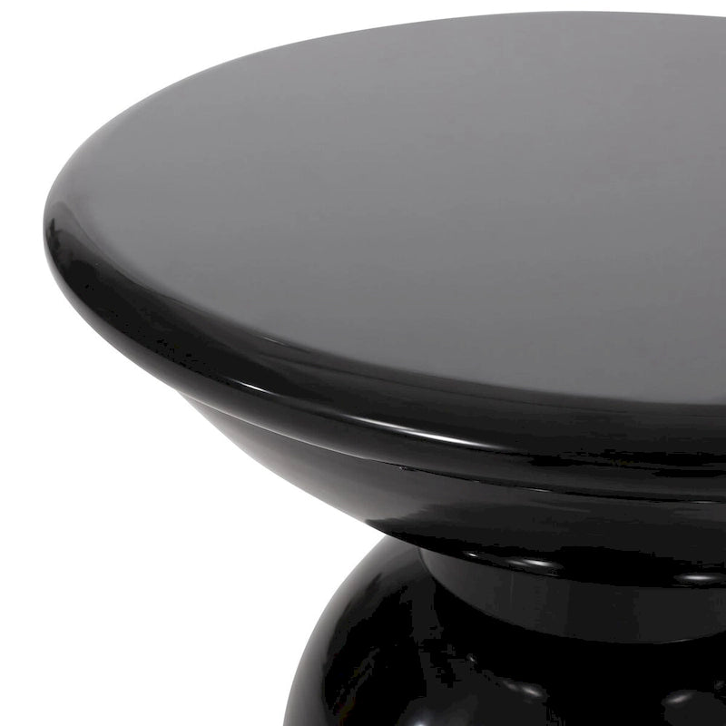 Outdoor Side Table,Cement End Tables for Patio,Garden Small Accent Decorative Stool,Table Indoor