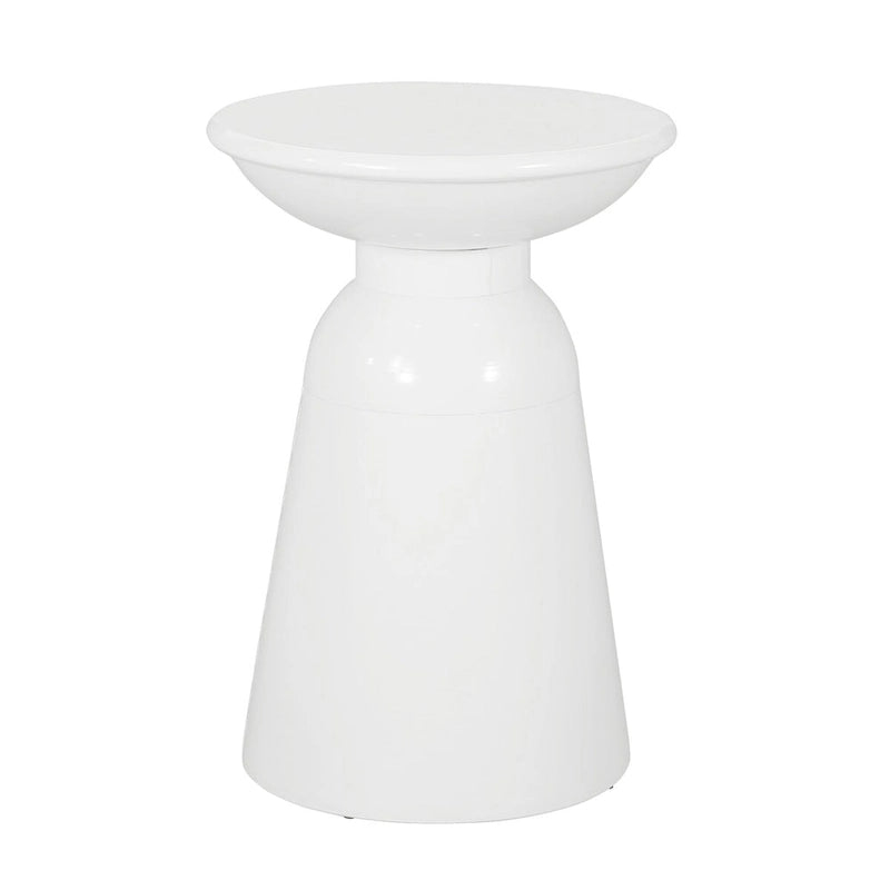 Outdoor Side Table,Cement End Tables for Patio,Garden Small Accent Decorative Stool,Table Indoor