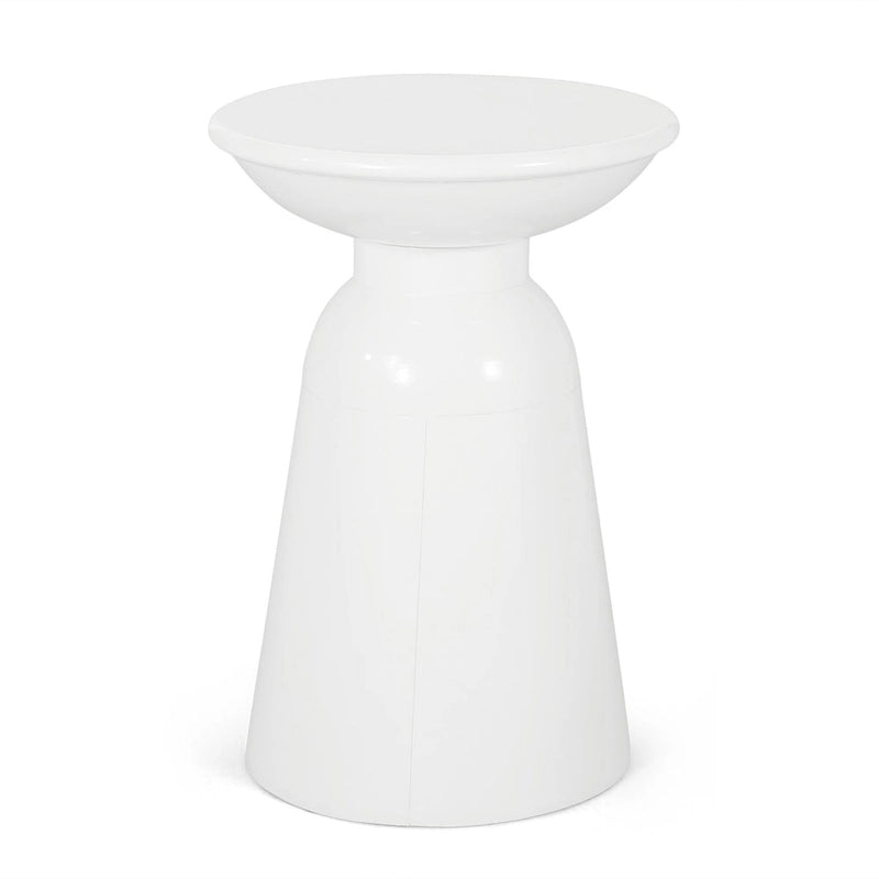 Outdoor Side Table,Cement End Tables for Patio,Garden Small Accent Decorative Stool,Table Indoor