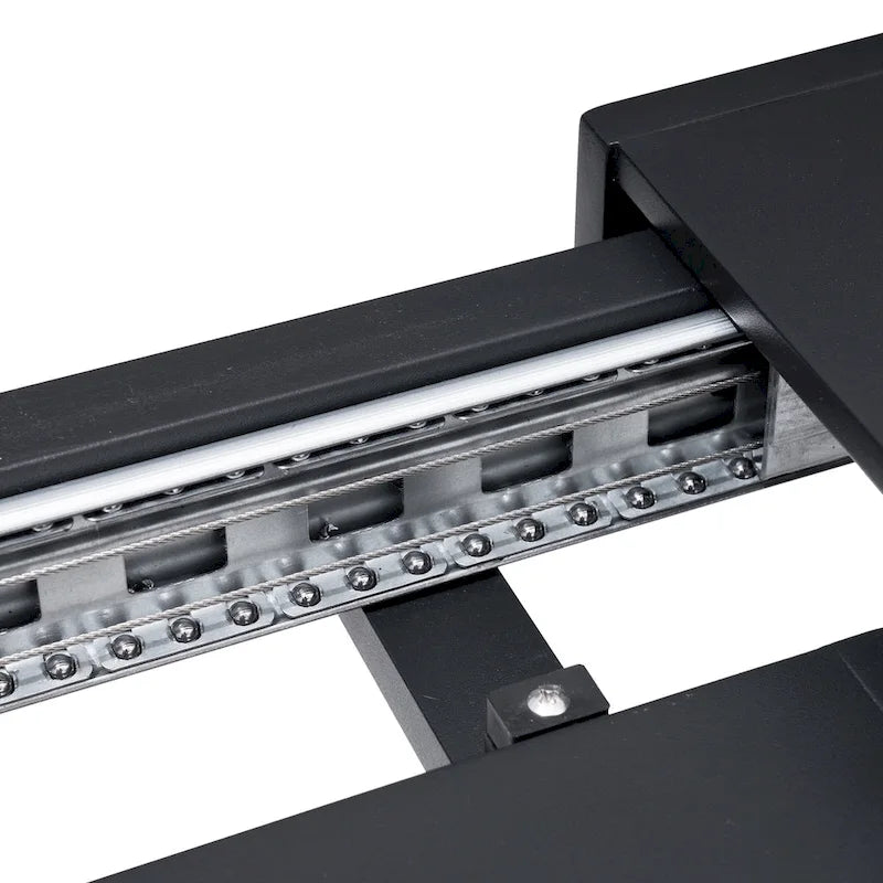 VredHom Outdoor Aluminum Expandable Dining Table for 4-6 Persons - 46.1  / 63.8  (L) x 27.6  (W) x 29.9  (H)