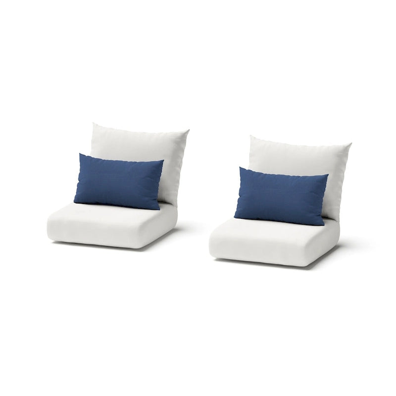 Cannes 2 Piece Sunbrella Outdoor Patio Motion Club Chairs