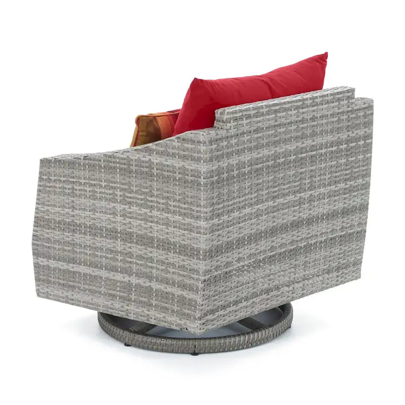 Cannes 2 Piece Sunbrella Outdoor Patio Motion Club Chairs