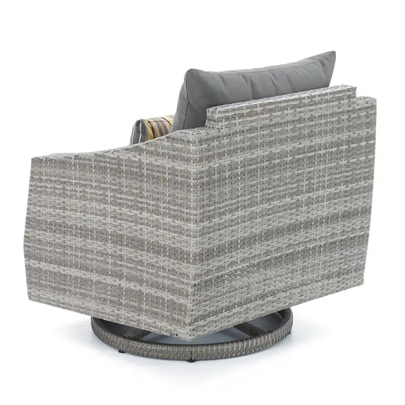 Cannes 2 Piece Sunbrella Outdoor Patio Motion Club Chairs